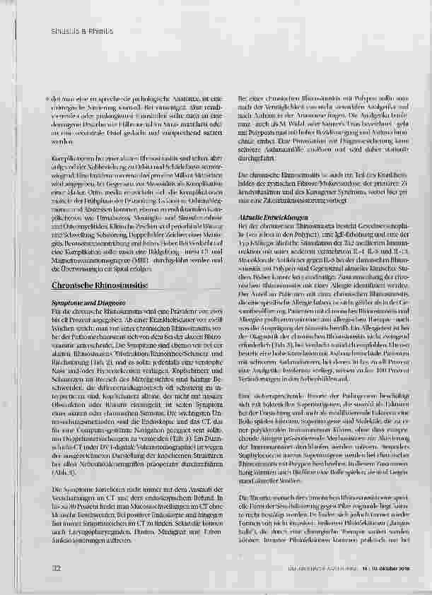 Vorschauseite 5: Sinusitis & Rninitis