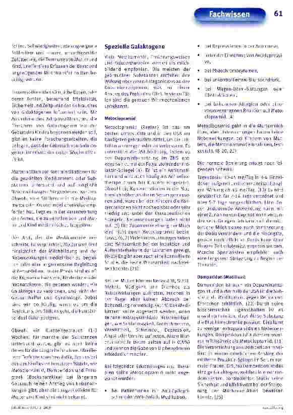 Vorschauseite 2: Der Gebrauch von Galaktogenen zur Einleitung oder Steigerung der mütterlichen Milchproduktion