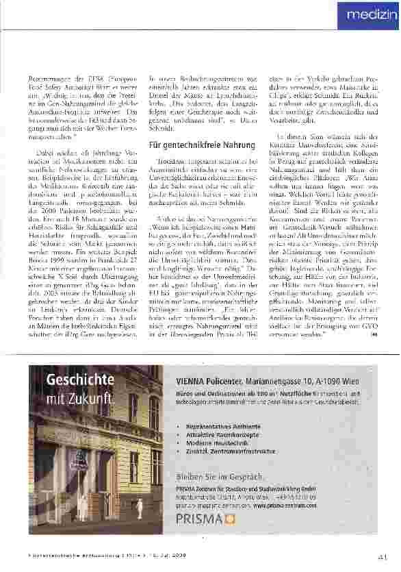 Vorschauseite 2: Langzeitstudien sind notwendig