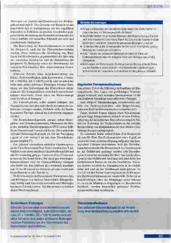 Vorschauseite 3: Notfälle in der Geburtshilfe peripartale Blutungen