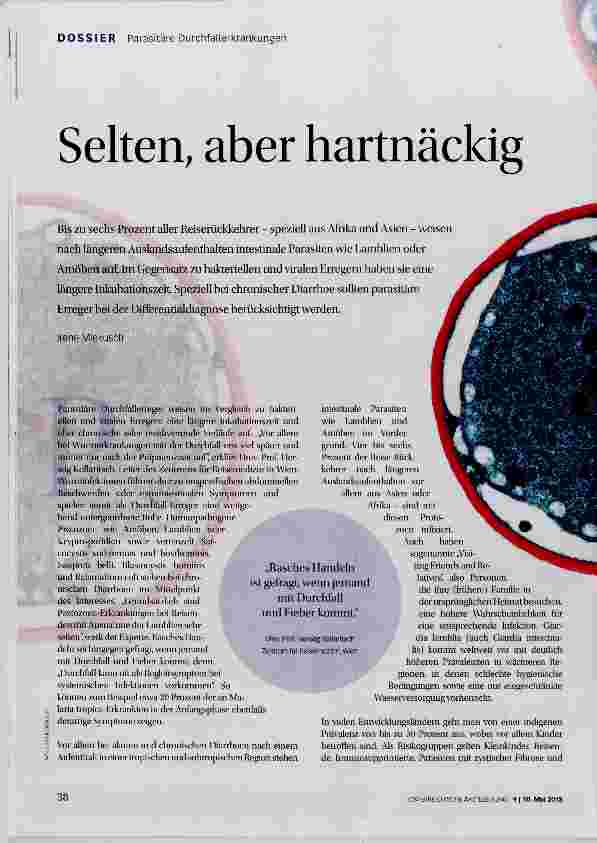 Vorschauseite 1: Selten, aber hartnäckig