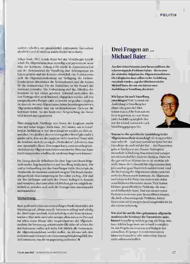 Vorschauseite 2: Vom Turnus in die Ordination