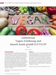 Vorschauseite 1: Vegane Ernährung und dann krank gemäß ICD E53.8?