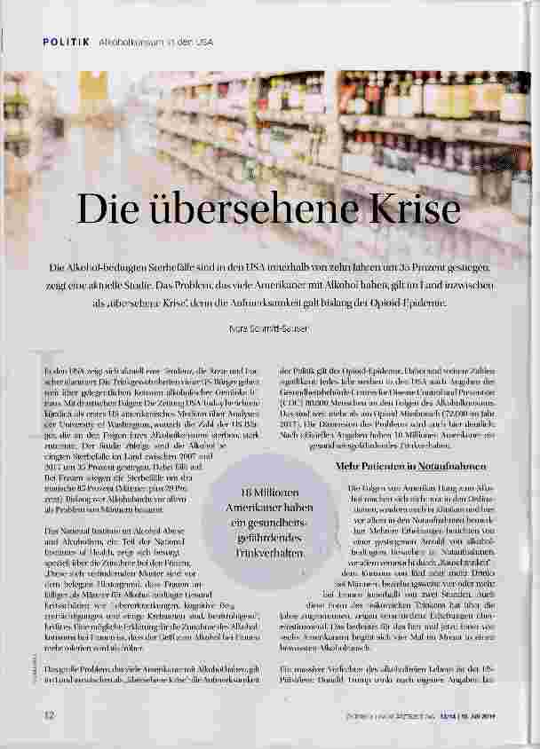 Vorschauseite 1: Die übersehene Krise