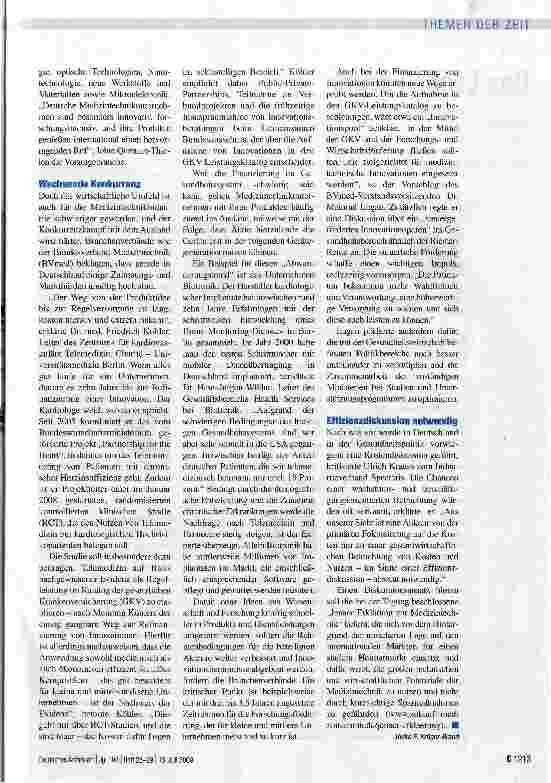 Vorschauseite 2: Strategien für die Zukunft gefragt