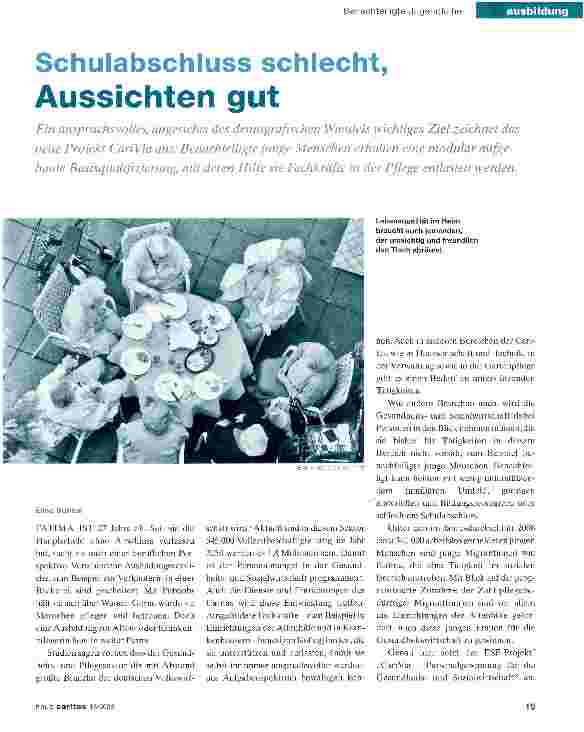 Vorschauseite 1: Schulabschluss schlecht, Aussichten gut