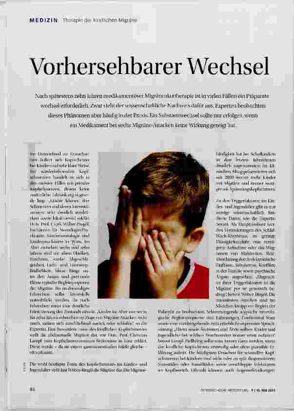 Vorschauseite 1: Vorhersehbarer Wechsel