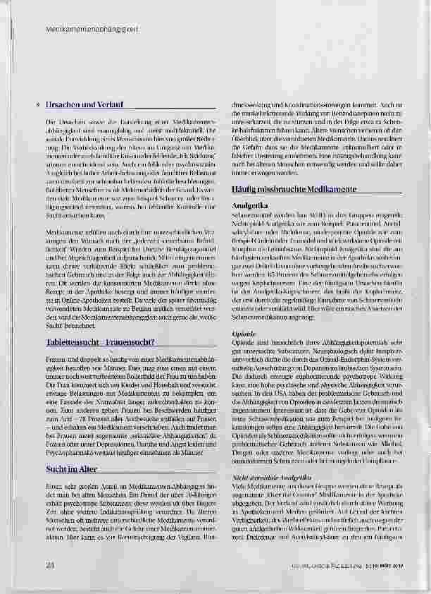Vorschauseite 3: Medikamentenabhängigkeit