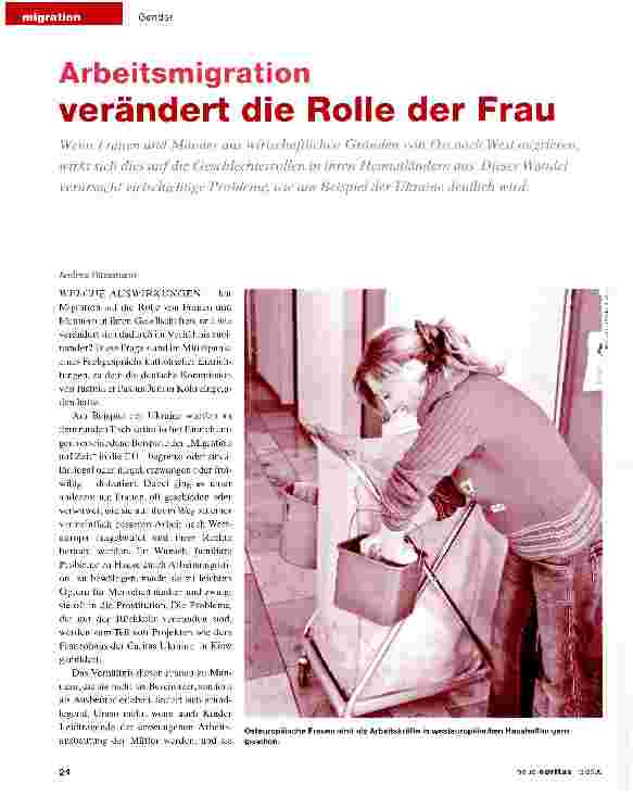 Vorschauseite 1: Arbeitsmigration verändert die Rolle der Frau