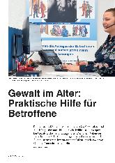Vorschauseite 1: Gewalt im Alter: Praktische Hilfe für Betroffene