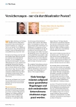 Vorschauseite 1: Versicherungen - nur ein durchlaufender Posten?