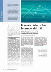 Vorschauseite 1: Grenzen technischer Interoperabilität