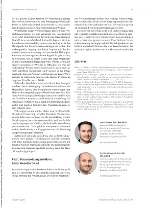 Vorschauseite 3: Bereit für die Transformation Digitalisierung in der psychiatrischen Versorgung – Teil 2