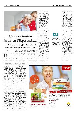 Vorschauseite 1: Chancen in einer besseren Pflegestruktur