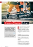 Vorschauseite 1: Sommer, Sonne, Schutz Individuell angepasste Schutz maßnahmen“