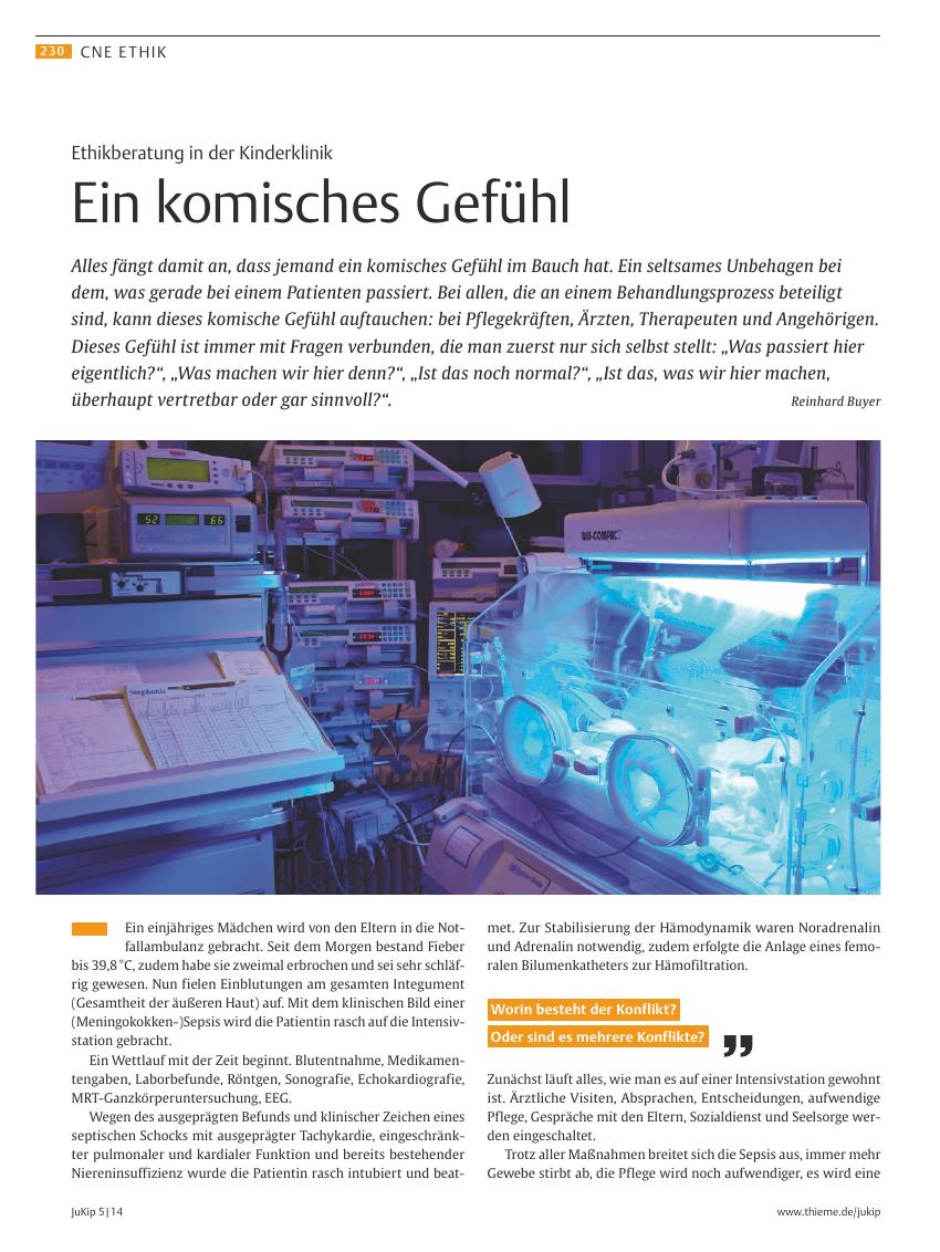 Vorschauseite 1: Ein komisches Gefühl