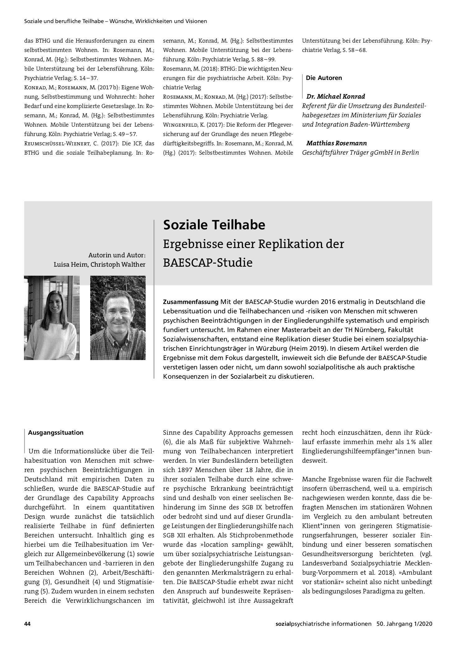 Vorschauseite 6: Soziale Teilhabe am Beispiel Wohnen
