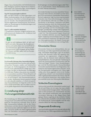 Vorschauseite 2: Wenn Nahrung entzündet Nahrungsmittelsensitivitäten im Fokus