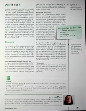 Vorschauseite 4: Wenn Nahrung entzündet Nahrungsmittelsensitivitäten im Fokus