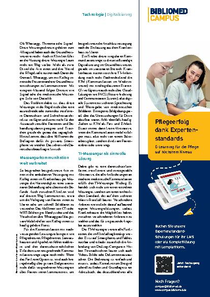 Vorschauseite 2: TI-Messenger Alternative für den Klinikchat