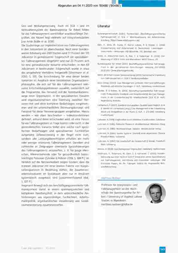 Vorschauseite 5: Bundesweite Felderkundung zur Implementierung von Case Management in der Beschäftigungsförderung