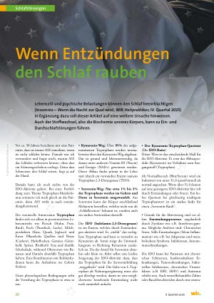 Vorschauseite 1: Wenn Entzündungen den Schlaf rauben