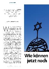 Vorschauseite 1: Wie können Juden und Muslime jetzt noch zusammenfinden?