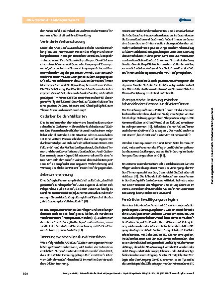 Vorschauseite 5: Wie wirkt sich die Arbeit mit jungen Menschen mit einer Essstörung auf das Personal aus?