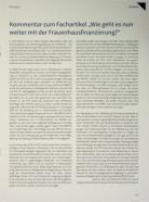 Vorschauseite 1: Kommentar zum Fachartikel „Wie geht es nun weiter mit der Frauenhausfinanzierung? “