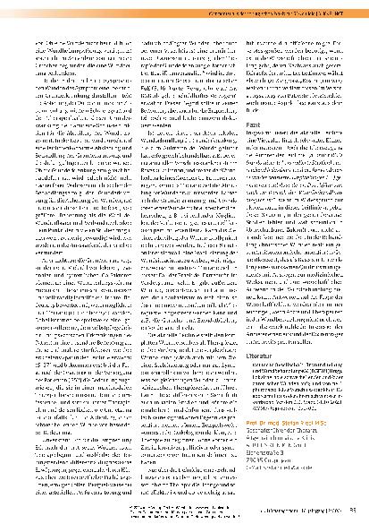 Vorschauseite 2: Kommentar aus der chirurgischen Praxis zur S3-Leitlinie „Lokaltherapie schwerheilender und/oder chronischer Wunden aufgrund von peripherer arterieller Verschlusskrankheit, Diabete…