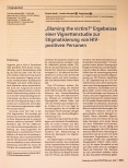 Vorschauseite 1: "Blaming the victim?" Ergebnisse einer Vignettenstudie zur Stigmatisierung von HIV-positiven Personen