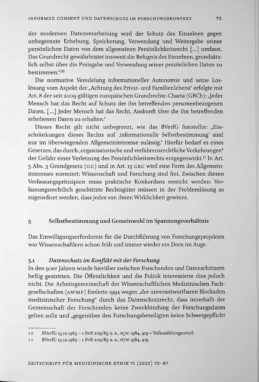 Vorschauseite 6: Informed Consent und Datenschutz im Forschungskontext – Entwicklungen und deren Grenzen
