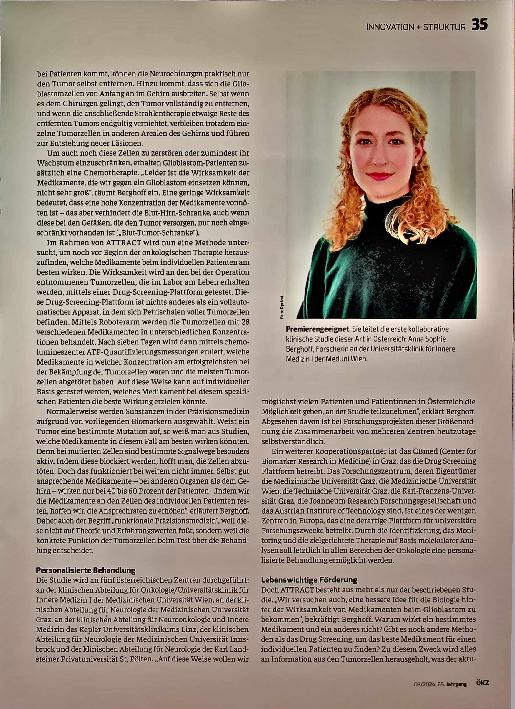 Vorschauseite 2: Personalisierte Behandlung von Gehirntumoren