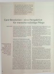 Vorschauseite 1: Care-Revolution - eine Perspektive für menschenwürdige Pflege