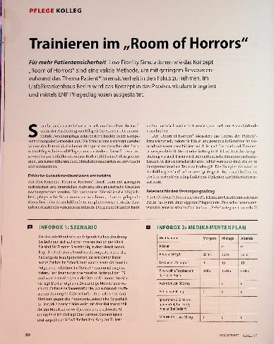 Vorschauseite 1: Trainieren im „Room of Horrors"