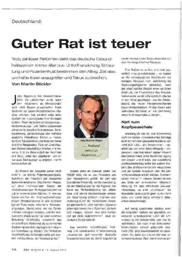 Vorschauseite 1: Guter Rat ist teuer