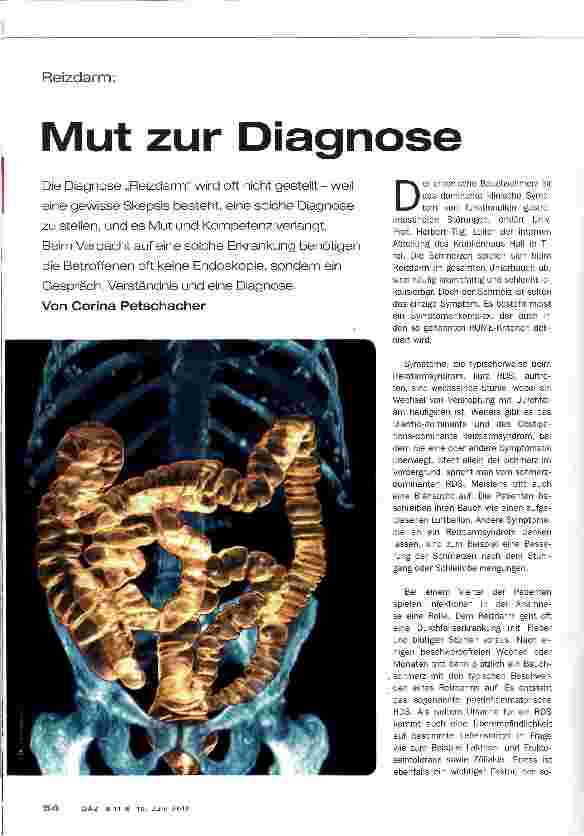 Vorschauseite 1: Mut zur Diagnose