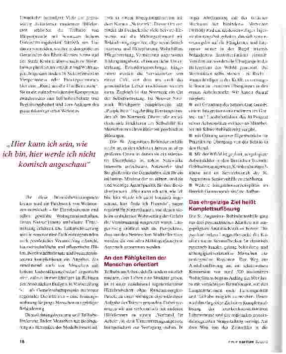 Vorschauseite 3: Ein weiter Weg zu einer angemessenen Unterstützung