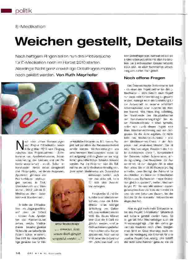 Vorschauseite 1: Weichen gestellt, Details offen