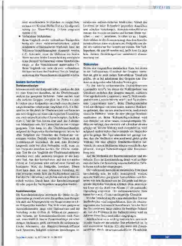 Vorschauseite 5: Auswahl statistischer Testverfahren