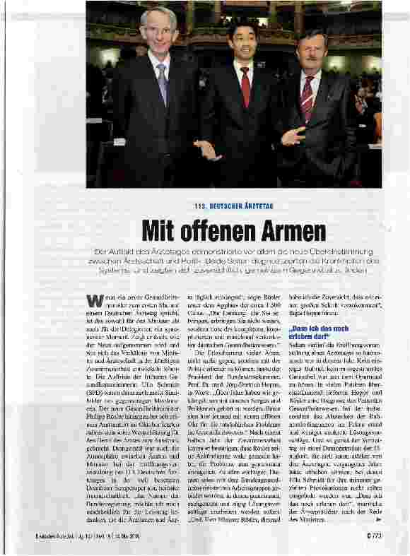 Vorschauseite 1: Mit offenen Armen