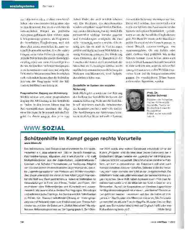 Vorschauseite 6: Auch in der Schweiz gilt: Fördern und Fordern