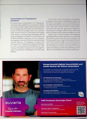 Vorschauseite 2: Schwachstellen in der IT-Struktur gefährden Patientenwohl