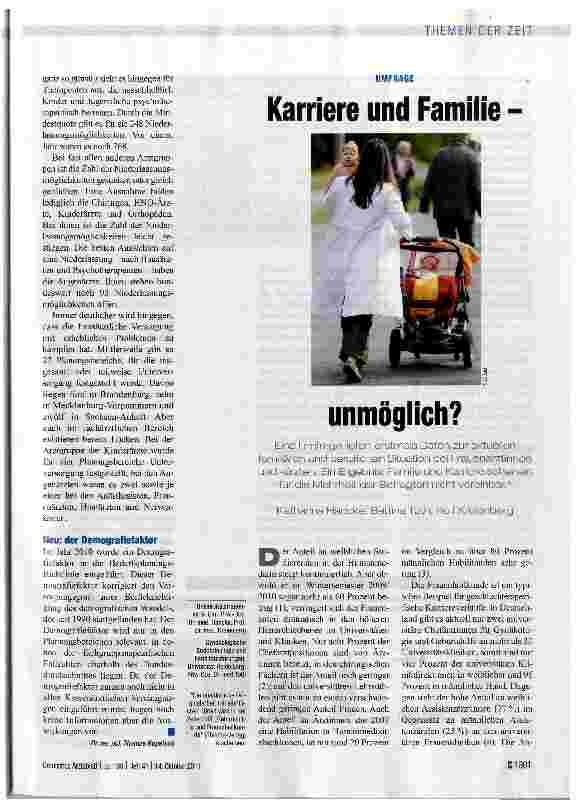 Vorschauseite 2: Zu wenig Hausärzte
