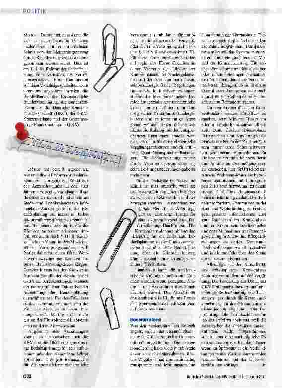 Vorschauseite 3: JAHRESÄÜSBLICK 2011Auf die Pflicht folgt die Kür