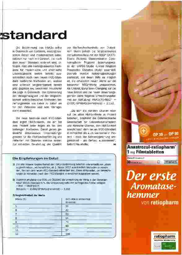 Vorschauseite 2: Neuer Referenzstandart