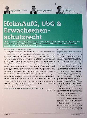 Vorschauseite 1: Zur Anwendungspraxis von Freiheitsbeschränkungen und alternativen Maßnahmen im Geltungsbereich des HeimAufG