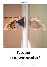 Vorschauseite 1: Corona - und wie weiter?