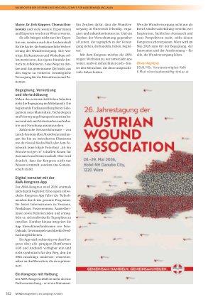 Vorschauseite 2: AWA-Kongress 2026 – Gemeinsam handeln. Gemeinsam heilen.