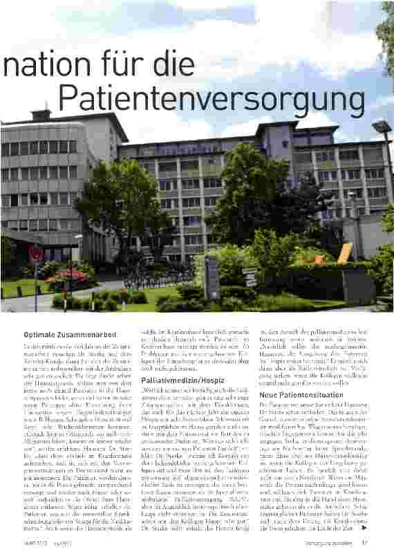Vorschauseite 2: Ideale Kombination für die Patientenversorgung